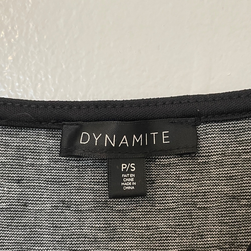 Dynamite Black and White Gingham Bodysuit - Picture 4 of 4